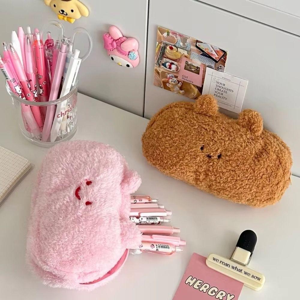 Ins Style Cartoon Pencil Case Large Capacity Kawaii Cosmetic Pouch Plush Pen Bag for Student коричневый
Ins Style Cartoon Pencil Case Large Capacity Kawaii Cosmetic Pouch Plush Pen Bag for Student коричневый