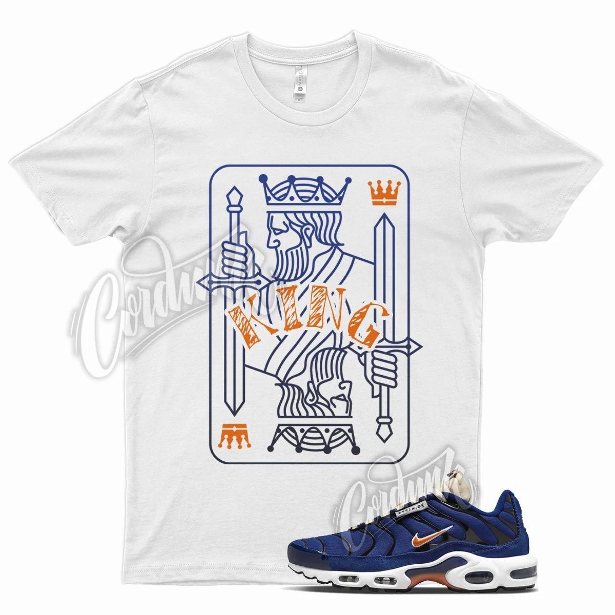 White KING T Shirt for N Air Max Plus Deep Royal Blue Obsidian Orange L
White KING T Shirt for N Air Max Plus Deep Royal Blue Obsidian Orange L