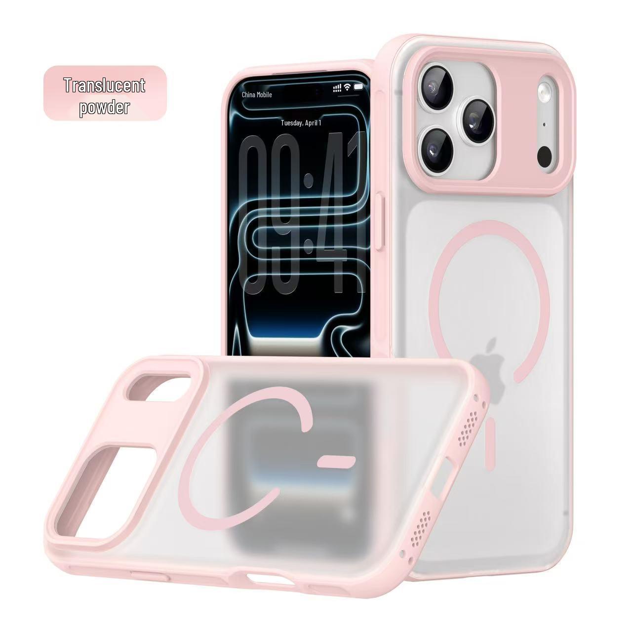 iPhone 17 Pro Magnetic Skin-Feel Case with Rotating Stand & Anti-Drop Protection (Compatible with Apple 16/15 Pro) iPhone 16 Plus
iPhone 17 Pro Magnetic Skin-Feel Case with Rotating Stand & Anti-Drop Protection (Compatible with Apple 16/15 Pro) iPhone 16 Plus