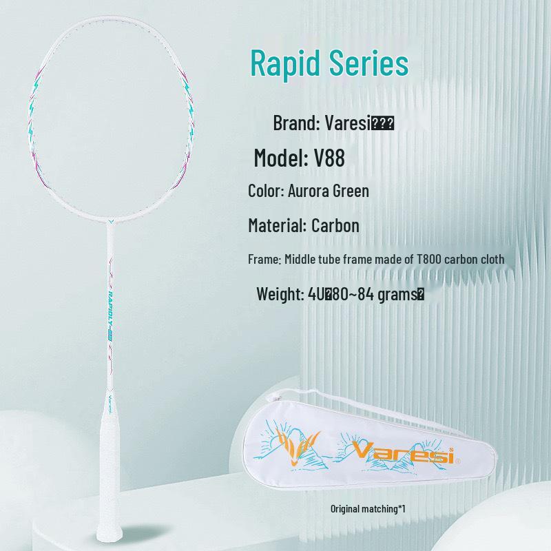 Willex Professional Ultralight Full Carbon Fiber Badminton Racket for Adults and Students
Willex Professional Ultralight Full Carbon Fiber Badminton Racket for Adults and Students