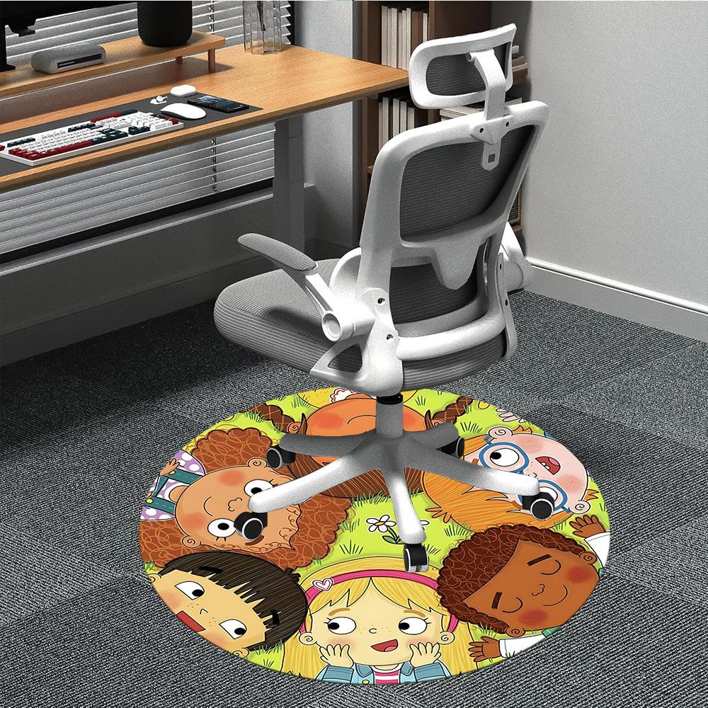 1PC Playground Friends Office Round Area Rug, Indoor Mat Suitable ForOffice, Under Office Chairs Bedroom Living Room Home Decor, Room Deco, D077 80cm by 80cm
1PC Playground Friends Office Round Area Rug, Indoor Mat Suitable ForOffice, Under Office Chairs Bedroom Living Room Home Decor, Room Deco, D077 80cm by 80cm