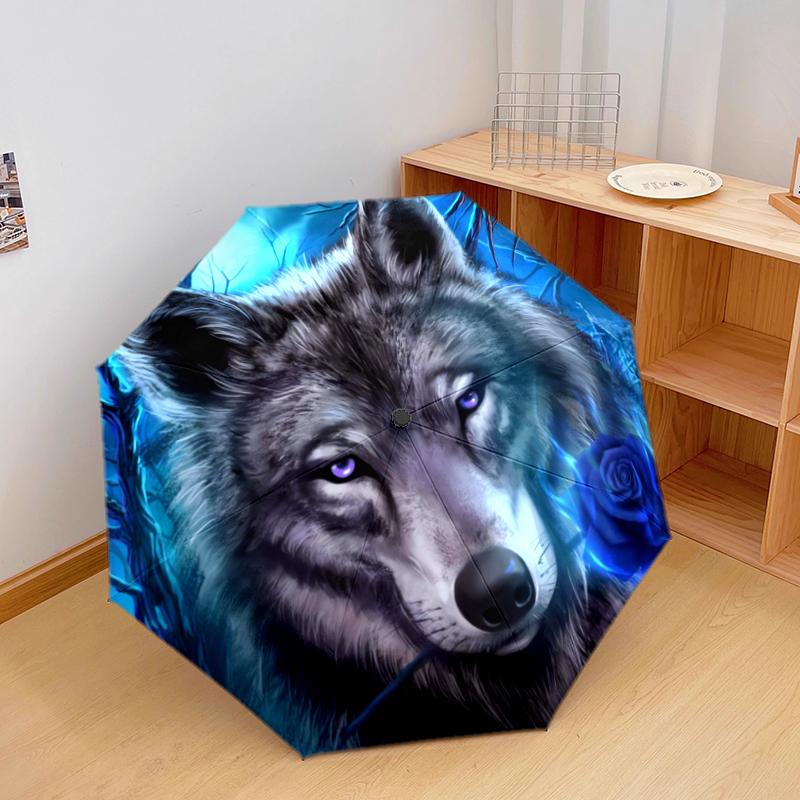 1 PC Automatic Folding Umbrella - Beautiful Wolf Pattern, Portable & Foldable Design with 8 Ribs, Christmas Birthday Gifts
1 PC Automatic Folding Umbrella - Beautiful Wolf Pattern, Portable & Foldable Design with 8 Ribs, Christmas Birthday Gifts