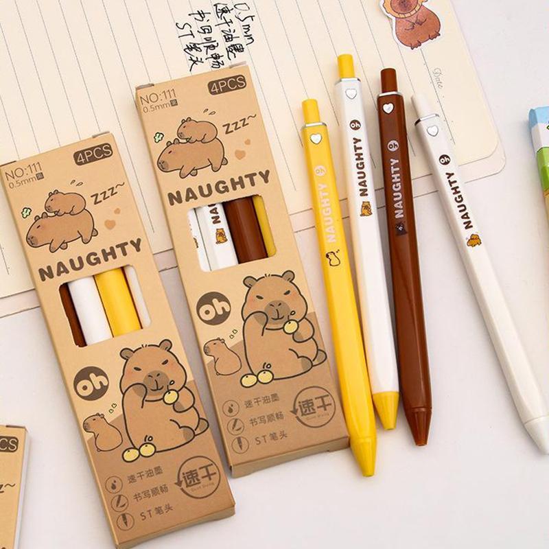 4 шт. милые гелевые ручки Capybara Kawaii, мультяшные милые ручки с животными, школьные канцелярские принадлежности для студентов, канцелярские принадлежности для детей, подарки 4PCS
4 шт. милые гелевые ручки Capybara Kawaii, мультяшные милые ручки с животными, школьные канцелярские принадлежности для студентов, канцелярские принадлежности для детей, подарки 4PCS