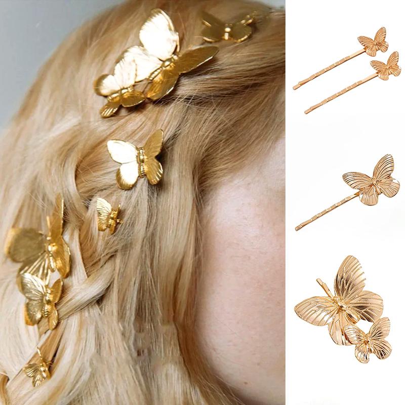 Женская металлическая шпилька-бабочка в стиле панк золотого цвета, заколки для волос, головной убор, модный винтажный головной убор 
Женская металлическая шпилька-бабочка в стиле панк золотого цвета, заколки для волос, головной убор, модный винтажный головной убор