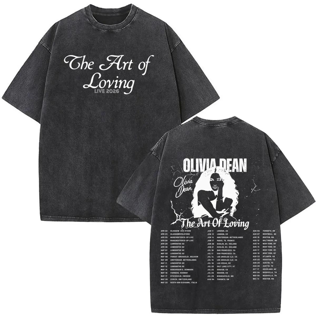 Men Women Aesthetic Trend Olivia Dean Art of Loving Tour Graphic Tees TShirt Loose Casual Cotton Vintage Washed Tshirts S
Men Women Aesthetic Trend Olivia Dean Art of Loving Tour Graphic Tees TShirt Loose Casual Cotton Vintage Washed Tshirts S