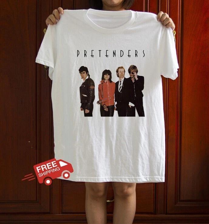 The Pretenders Black White Band 100% Cotton T-shirt Mens Tees Top Unisex Gift Fans Music L
The Pretenders Black White Band 100% Cotton T-shirt Mens Tees Top Unisex Gift Fans Music L