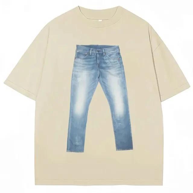 Funny Jeans on Shirt Meme Graphic Summer Fashion T Shirt Unisex Women Harajuku Y2K Vintage Cotton Tops Sweethearts T Shirt S
Funny Jeans on Shirt Meme Graphic Summer Fashion T Shirt Unisex Women Harajuku Y2K Vintage Cotton Tops Sweethearts T Shirt S