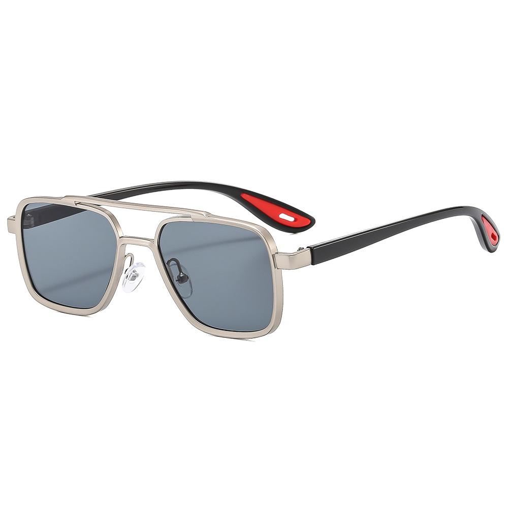 Retro Double Bridges Male Square Sunglasses Stylish Clear Ocean Lens Eyewear Female Trending Aviator Sun Eyewear UV Protection 400 as picture
Retro Double Bridges Male Square Sunglasses Stylish Clear Ocean Lens Eyewear Female Trending Aviator Sun Eyewear UV Protection 400 as picture