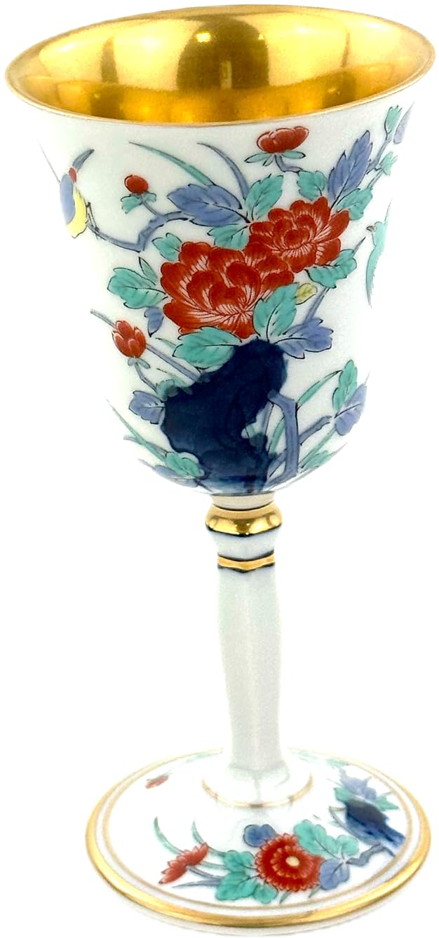 Arita Ware Dyed Nishiki Peony Pattern Wine Cup Large Diameter 7cm x Height 15cm 140cc Shobido Kisen Kiln Old Imari Style Kakiemon Style Porcelain
Arita Ware Dyed Nishiki Peony Pattern Wine Cup Large Diameter 7cm x Height 15cm 140cc Shobido Kisen Kiln Old Imari Style Kakiemon Style Porcelain
