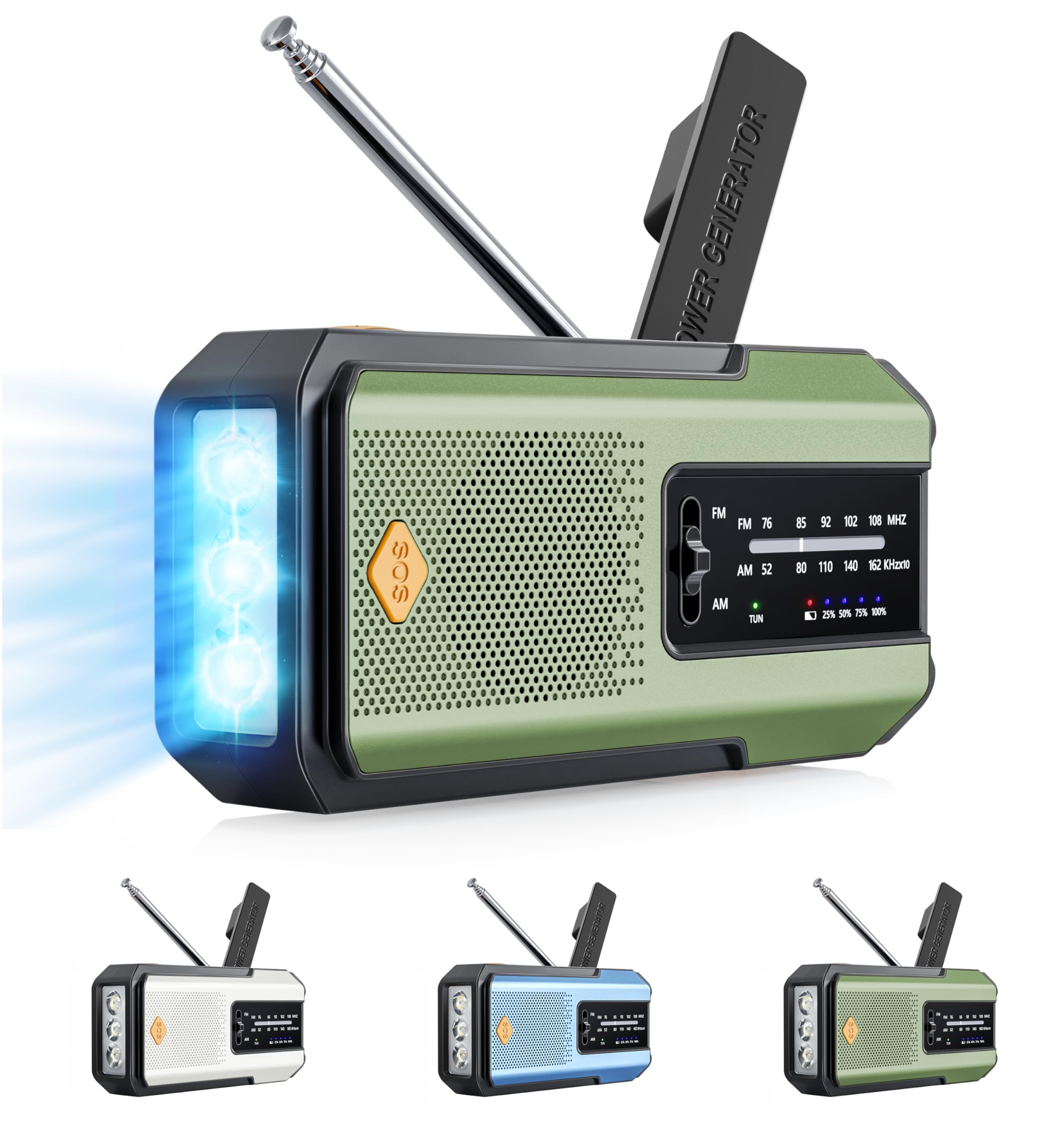 Disaster Prevention Solar Hand Crank Сумісний із багатофункціональним Disaster Prevention 3WAY Перезаряджається LEACCO Portable Small SOS Disaster зелений
Disaster Prevention Solar Hand Crank Сумісний із багатофункціональним Disaster Prevention 3WAY Перезаряджається LEACCO Portable Small SOS Disaster зелений