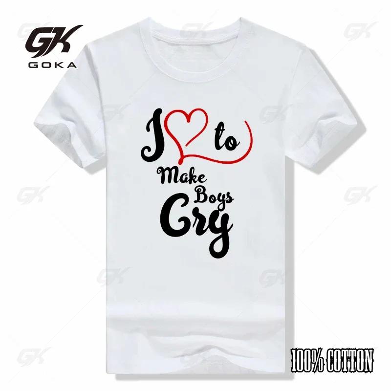 I Heart To Make Boys Cry T Shirt Funny Red Heart Love Girls Cotton T Shirt Short Sleeve Birthday Gifts Summer Casual Tshirts 4XL
I Heart To Make Boys Cry T Shirt Funny Red Heart Love Girls Cotton T Shirt Short Sleeve Birthday Gifts Summer Casual Tshirts 4XL