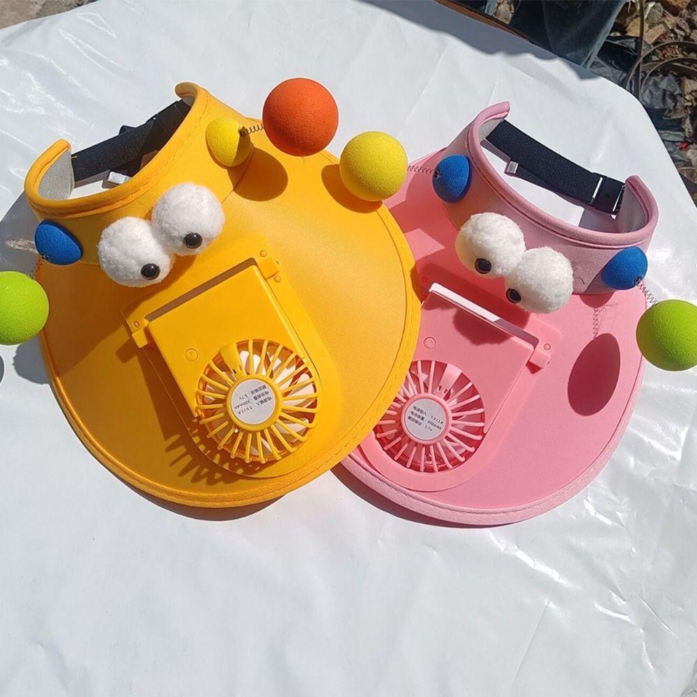 Wide Brim UV Protection Big Eyes Children Sun Visor Hat Empty Top Hat Kids Sun Hat Korean Style Cap
Wide Brim UV Protection Big Eyes Children Sun Visor Hat Empty Top Hat Kids Sun Hat Korean Style Cap