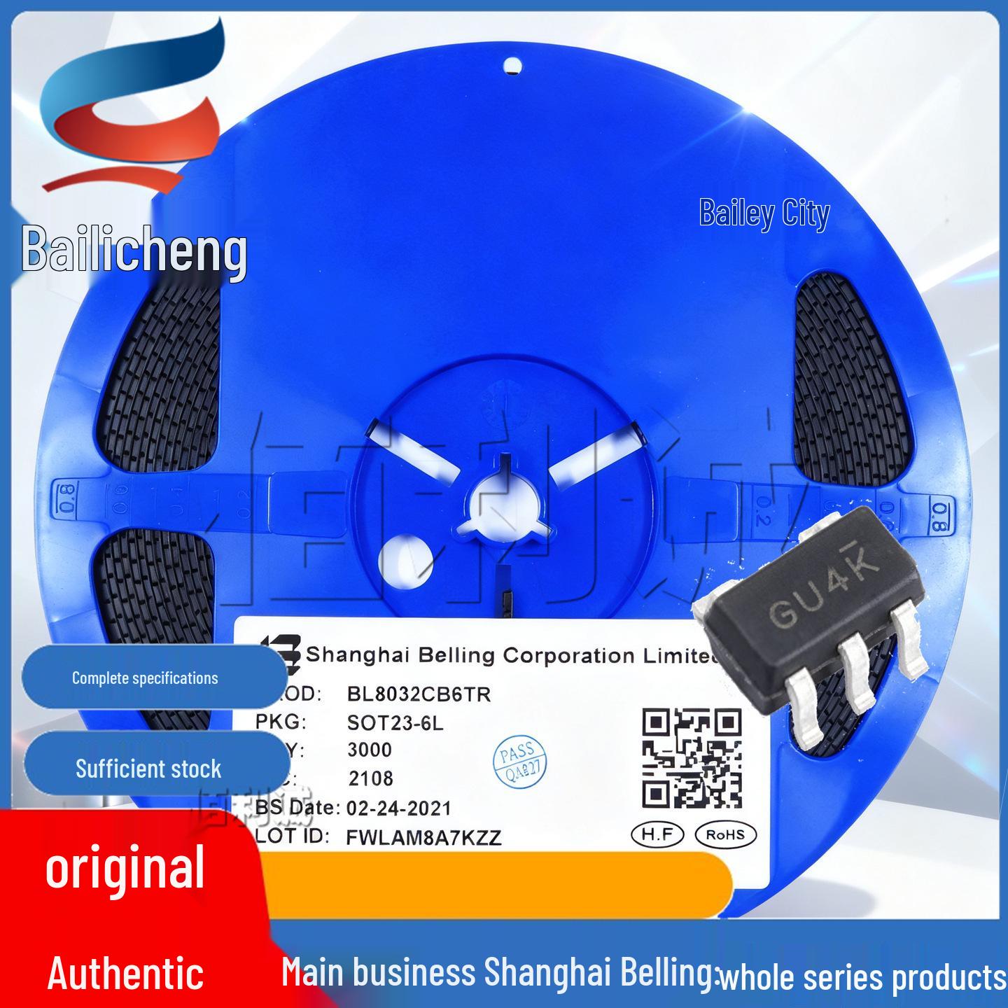 BL9198-15BAPRN SOT23-5 Shanghai Belling Linear Regulator LDO 1.5V
BL9198-15BAPRN SOT23-5 Shanghai Belling Linear Regulator LDO 1.5V