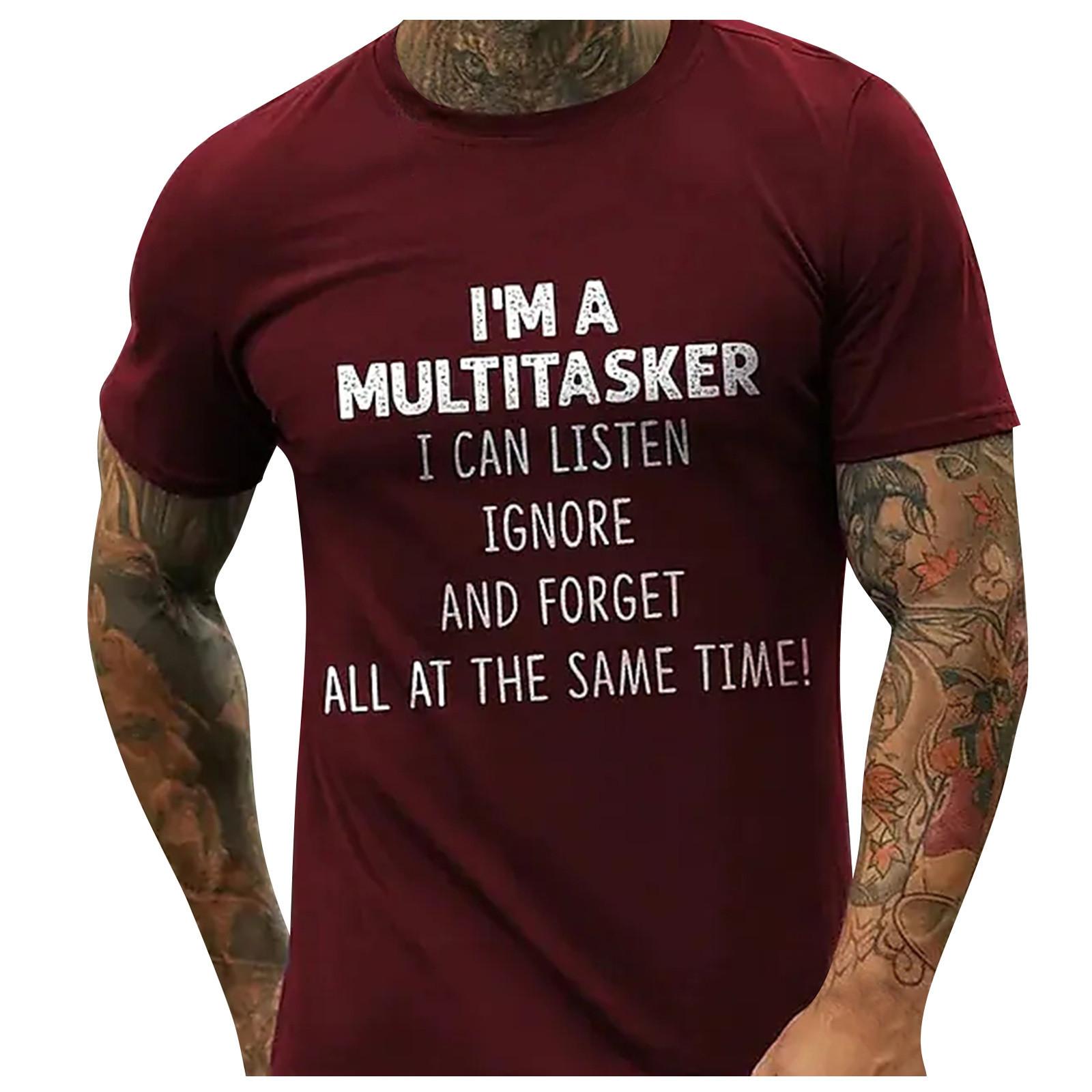 Мужская футболка с графическим текстом и 3D-печатью, уличная повседневная одежда с коротким рукавом и принтом на пуговицах, базовая одежда XXXXXL винный
Мужская футболка с графическим текстом и 3D-печатью, уличная повседневная одежда с коротким рукавом и принтом на пуговицах, базовая одежда XXXXXL винный