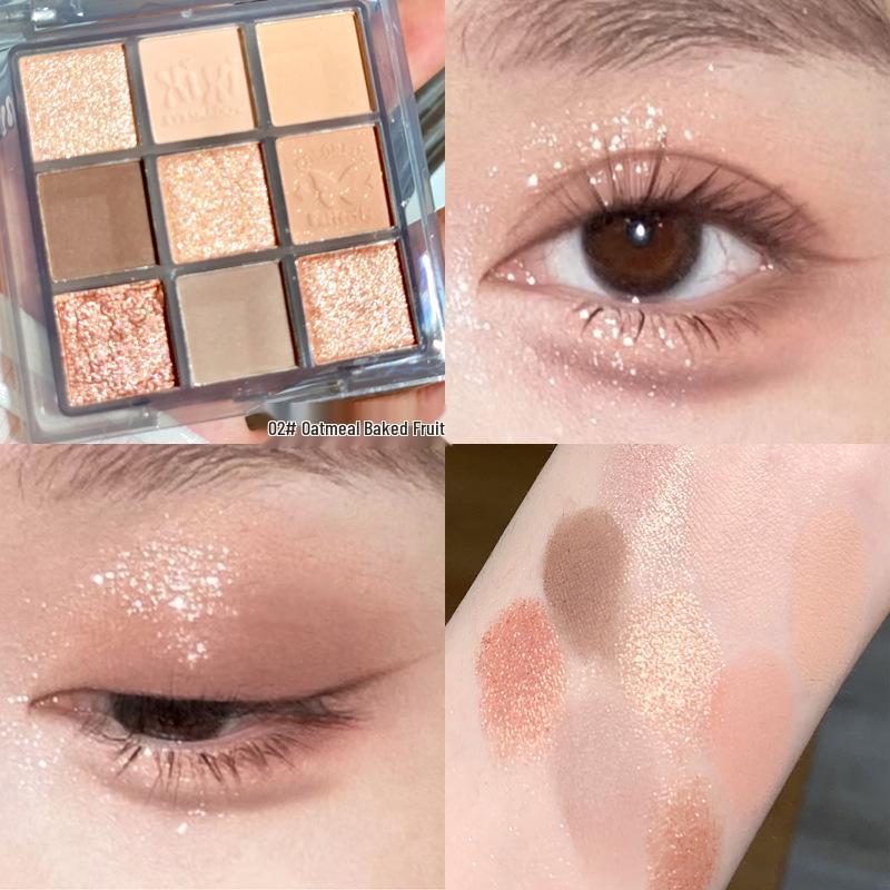 XIXI Fluffy Lychee Nine-Color Eyeshadow Palette - Brown Matte & Shimmer, Multi-purpose for Students
XIXI Fluffy Lychee Nine-Color Eyeshadow Palette - Brown Matte & Shimmer, Multi-purpose for Students