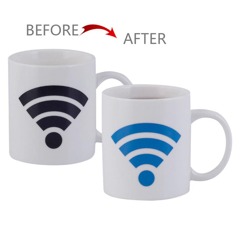 Любовь Wi-Fi Термочувствительная Керамическая Кружка Меняющая Цвет Кружки для Завтрака Кофе Молочный Чай Водная Кружка Бытовая Посуда для Напитков 330ml
Любовь Wi-Fi Термочувствительная Керамическая Кружка Меняющая Цвет Кружки для Завтрака Кофе Молочный Чай Водная Кружка Бытовая Посуда для Напитков 330ml
