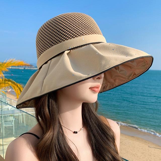 Beach New Hats for Women Knitted Mesh Breathable Fisherman Hat Sequins Colored Glue Sun Protection Sun Hat Summer Sun Hat Adjustable
Beach New Hats for Women Knitted Mesh Breathable Fisherman Hat Sequins Colored Glue Sun Protection Sun Hat Summer Sun Hat Adjustable