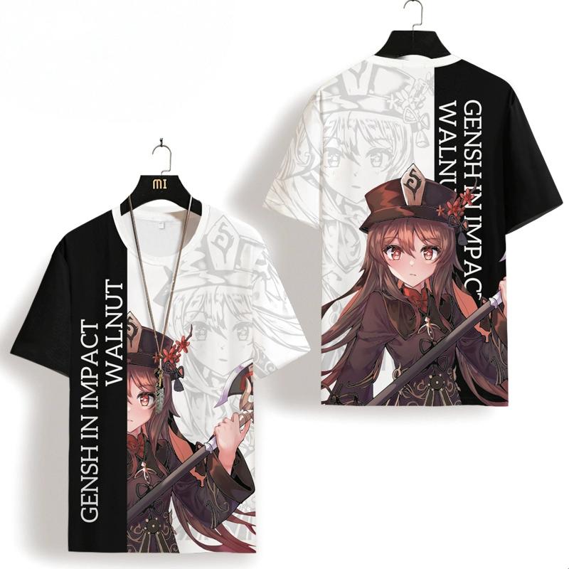 Game Genshin Impact Hu Tao Cosplay 3D Printed T-shirt Summer Men s Fashion Cool O-neck Clothing Daily Anime Casual Short Sleeved Tops XXXL
Game Genshin Impact Hu Tao Cosplay 3D Printed T-shirt Summer Men s Fashion Cool O-neck Clothing Daily Anime Casual Short Sleeved Tops XXXL