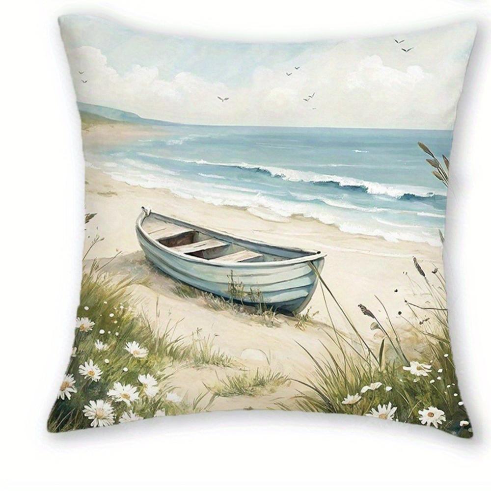 Charming Seaside Retreat Pillow CoversLiving room sofa cushion cover, soft and comfortable, bedroom room decoration 45x45cm-1pcs
Charming Seaside Retreat Pillow CoversLiving room sofa cushion cover, soft and comfortable, bedroom room decoration 45x45cm-1pcs