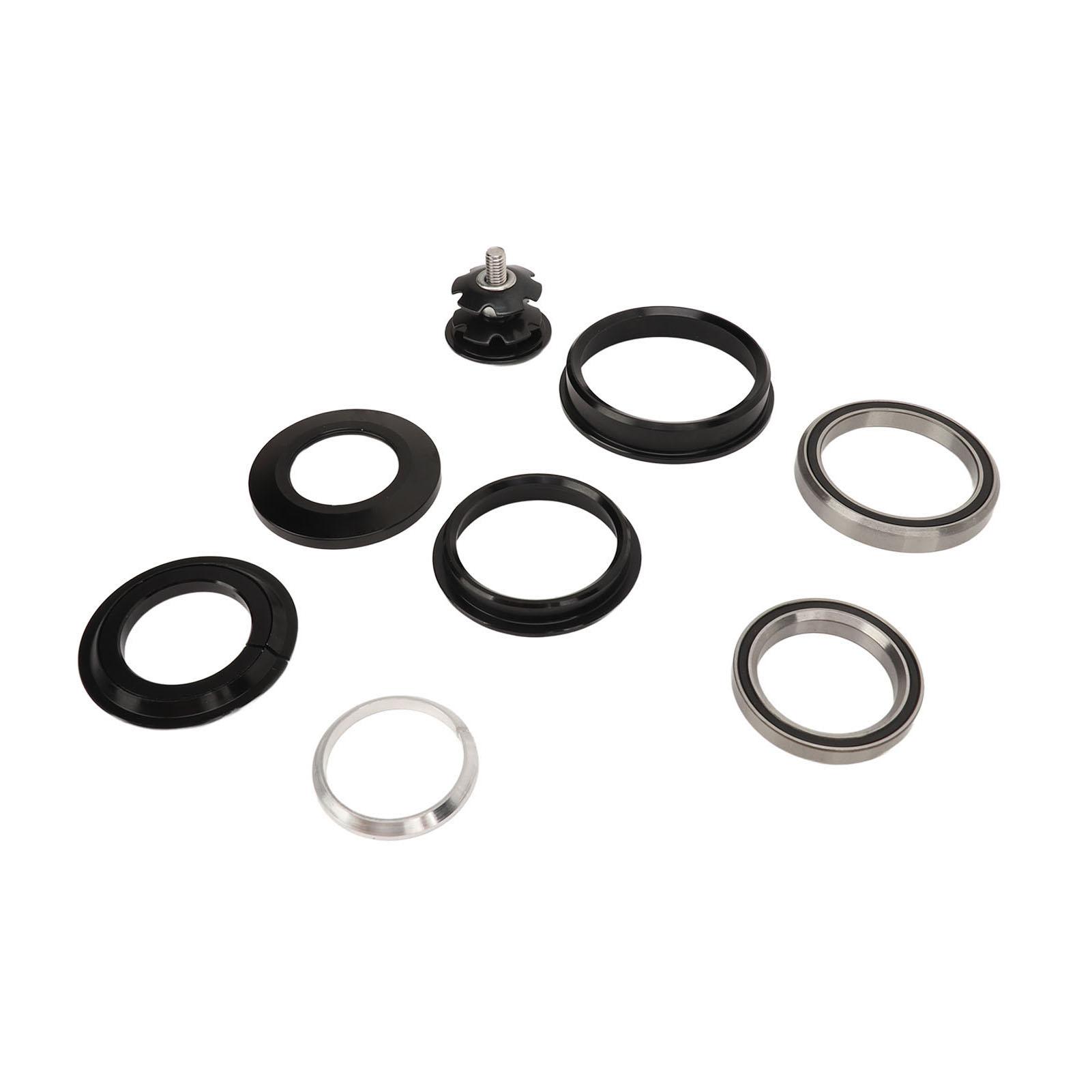 Bicycle Front Fork Bowl Set Aluminum Alloy Dual Bearings Mountain Bike Headset Spacers for 4456mm Tapered Head Tube Frame
Bicycle Front Fork Bowl Set Aluminum Alloy Dual Bearings Mountain Bike Headset Spacers for 4456mm Tapered Head Tube Frame
