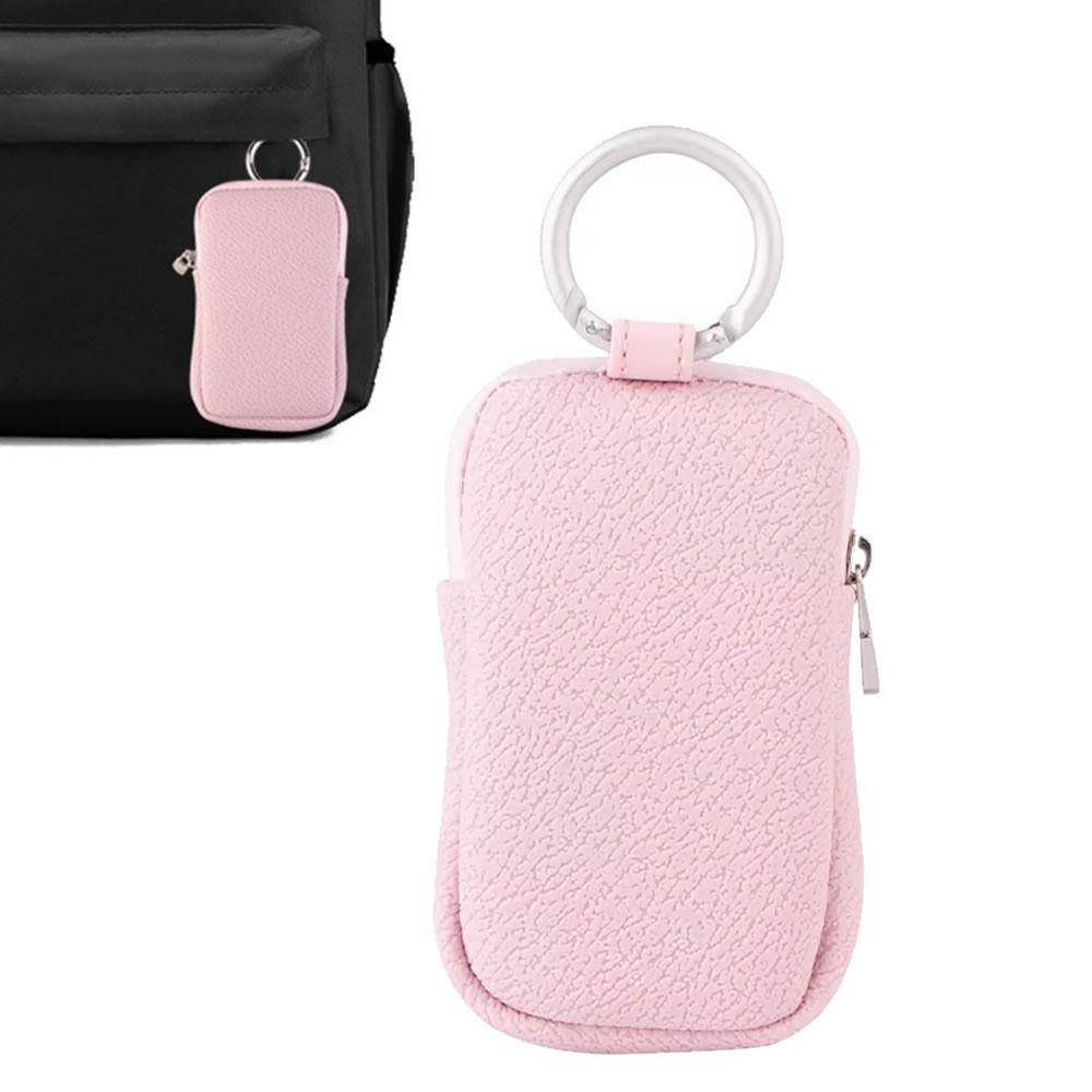 with Ring Buckle PU Leather Coin Purse Waterproof Travel Headphones Organizer Card рожевий
with Ring Buckle PU Leather Coin Purse Waterproof Travel Headphones Organizer Card рожевий