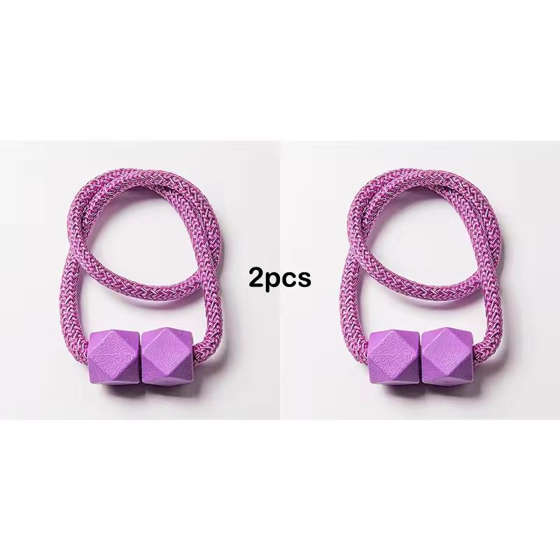 2pcs Curtain Tiebacks with Strong Magnet Thick Rope Design Bedroom Living Room Kitchen Durable Plastic Home Decor Accessory NONE фиолетовый
2pcs Curtain Tiebacks with Strong Magnet Thick Rope Design Bedroom Living Room Kitchen Durable Plastic Home Decor Accessory NONE фиолетовый