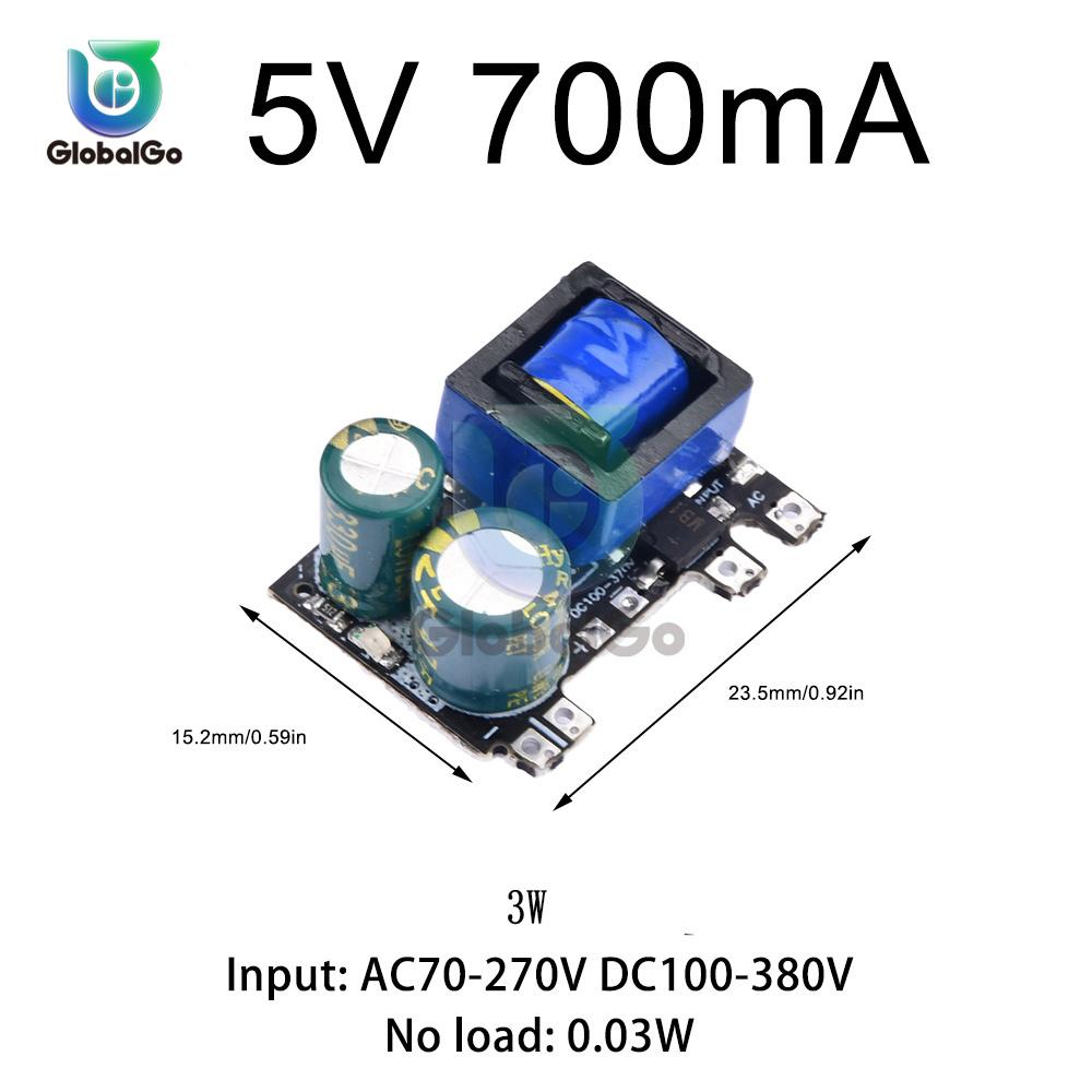 AC-DC 5V 700mA 1000mA 2000mA Precision Buck Converter AC 70-270V to 5V DC Step Down Transformer Power Supply Board Module
AC-DC 5V 700mA 1000mA 2000mA Precision Buck Converter AC 70-270V to 5V DC Step Down Transformer Power Supply Board Module