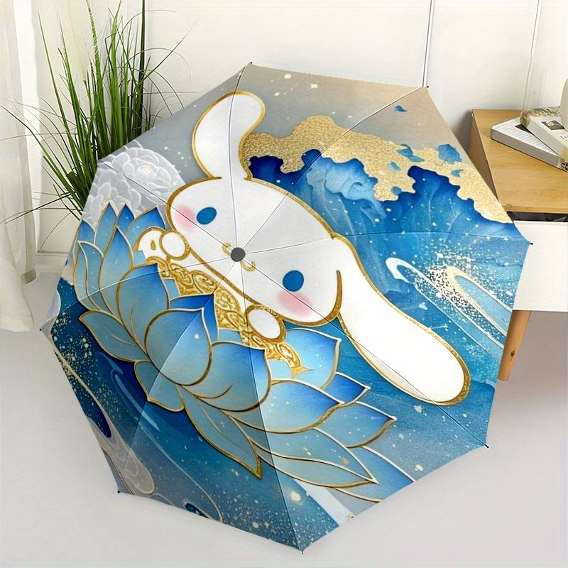 Lotus Cinnamoroll Design Automatic 3-Fold Cartoon Umbrella Design, Cute Cartoon Pattern, Portable Outdoor Umbrella, Perfect, Holiday Gift for Disney f
Lotus Cinnamoroll Design Automatic 3-Fold Cartoon Umbrella Design, Cute Cartoon Pattern, Portable Outdoor Umbrella, Perfect, Holiday Gift for Disney f