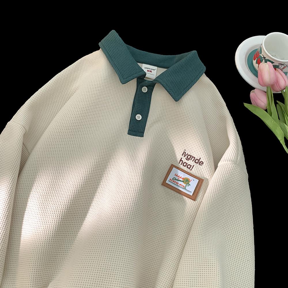 Мужская повседневная японская ретро вафельная рубашка-поло свитер с лацканами для осени XL абрикосовый
Мужская повседневная японская ретро вафельная рубашка-поло свитер с лацканами для осени XL абрикосовый