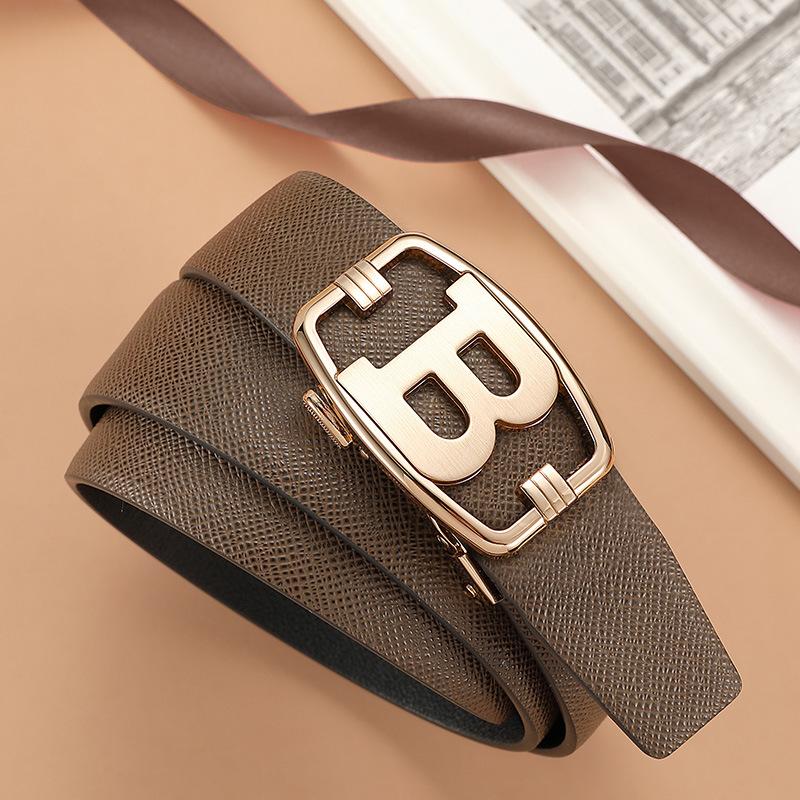 New Style of Men s Genuine Leather Automatic Buckle Leather Belt Business Casual Trousers Belt Middle Aged and Young People Price Belt Men 130cm
New Style of Men s Genuine Leather Automatic Buckle Leather Belt Business Casual Trousers Belt Middle Aged and Young People Price Belt Men 130cm