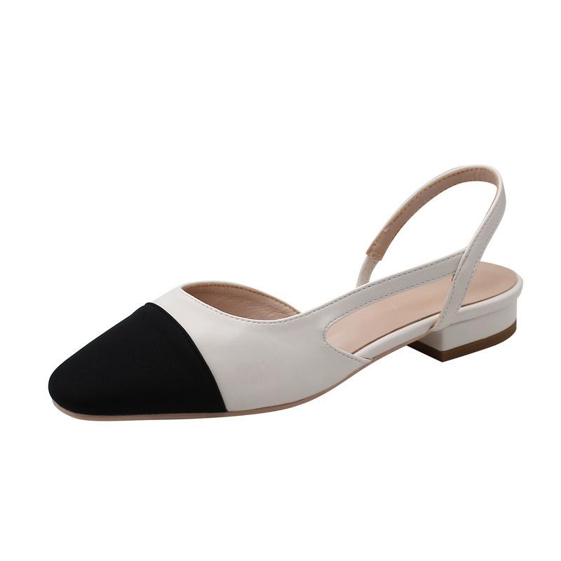 Grape mother same 2025 new French small fragrant style color matching bag head empty sandals round head temperament low heel sandals 40
Grape mother same 2025 new French small fragrant style color matching bag head empty sandals round head temperament low heel sandals 40