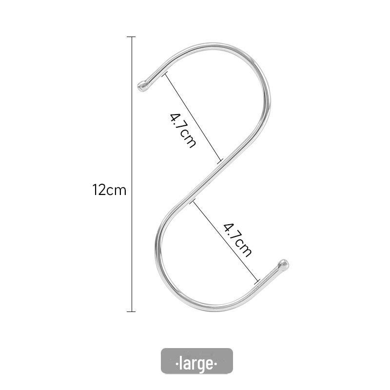 S-образный многоцелевой крючок из нержавеющей стали для кухни и ванной комнаты
S-образный многоцелевой крючок из нержавеющей стали для кухни и ванной комнаты