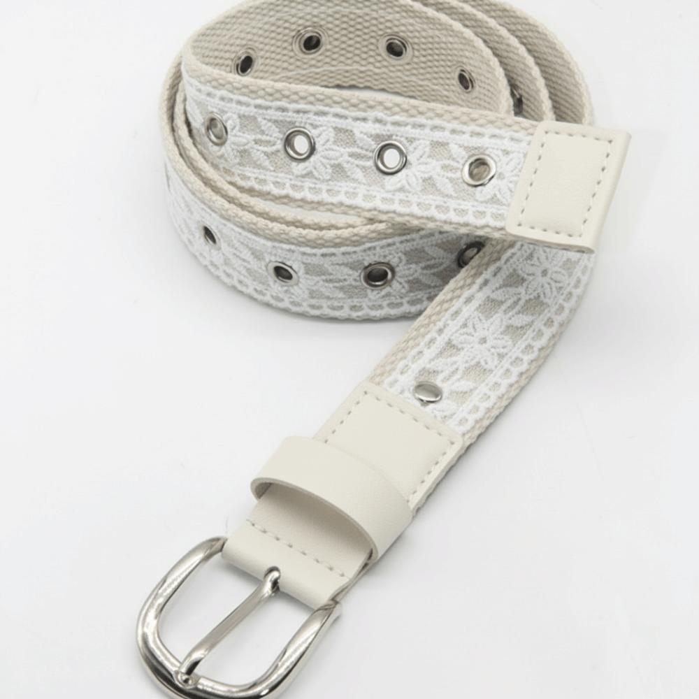 Fashion White Floral Lace Waist Belt Leather Pin Buckle Casual Waist Strap Decorative Jeans Belts for Women Skirts and Jeans бежевий
Fashion White Floral Lace Waist Belt Leather Pin Buckle Casual Waist Strap Decorative Jeans Belts for Women Skirts and Jeans бежевий