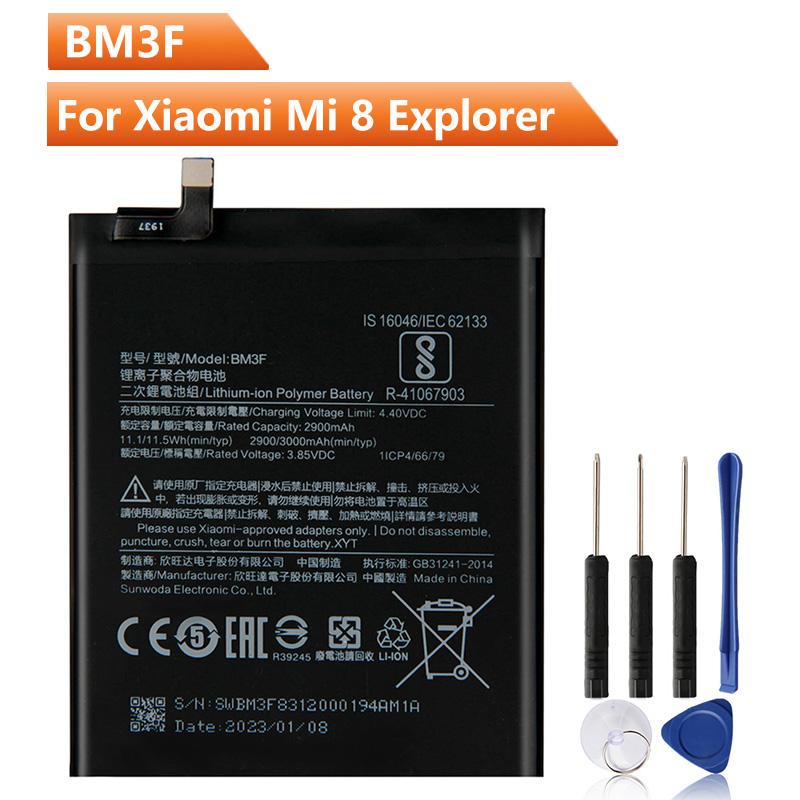 Сменный аккумулятор для телефона BM3F для Xiaomi 8 MI8 M8 Mi 8 Pro, прозрачный аккумулятор Exploration Edition BM3F, 3000 мАч 3000mAh
Сменный аккумулятор для телефона BM3F для Xiaomi 8 MI8 M8 Mi 8 Pro, прозрачный аккумулятор Exploration Edition BM3F, 3000 мАч 3000mAh