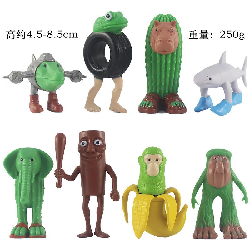 8pcs Tung Sahur Tralalero Tralala Bombardment Crocodile Shimpanzini Bananini Action Figure Toy Cartoon Model Decoration
8pcs Tung Sahur Tralalero Tralala Bombardment Crocodile Shimpanzini Bananini Action Figure Toy Cartoon Model Decoration