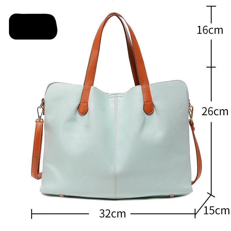 Кожаная женская сумка, модная, цветная, контрастная, с верхним слоем, из коровьей кожи, большая сумка, через плечо, женская сумка зелёный
Кожаная женская сумка, модная, цветная, контрастная, с верхним слоем, из коровьей кожи, большая сумка, через плечо, женская сумка зелёный