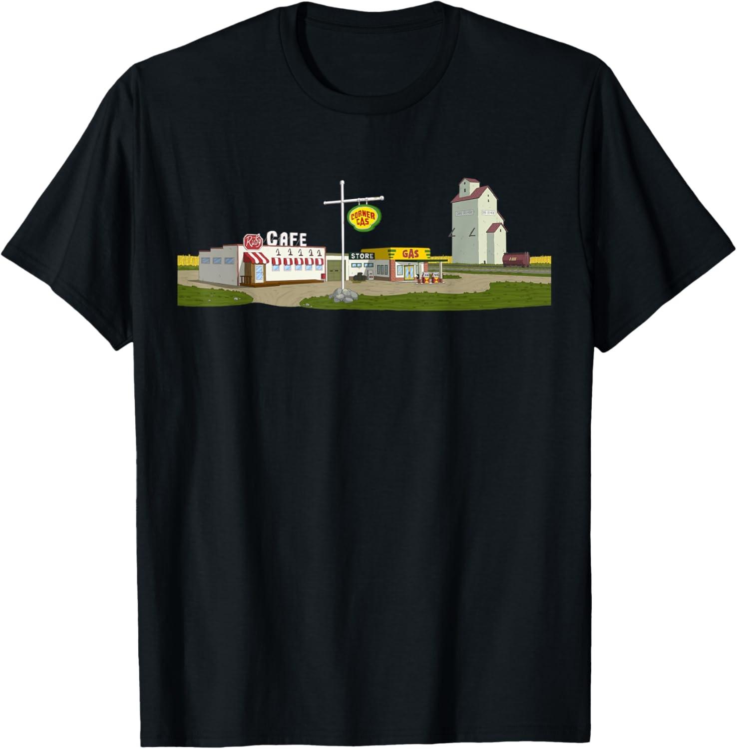 Corner Gas Set Unisex T-Shirt 5XL різнокольоровий
Corner Gas Set Unisex T-Shirt 5XL різнокольоровий