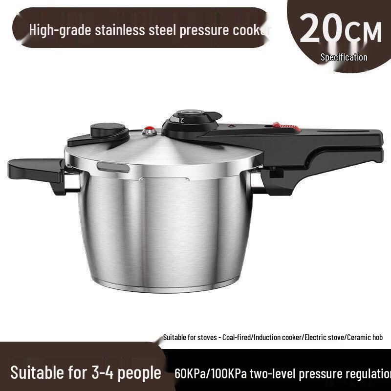 Yuyi Angel Stainless Steel Adjustable Pressure Cooker
Yuyi Angel Stainless Steel Adjustable Pressure Cooker