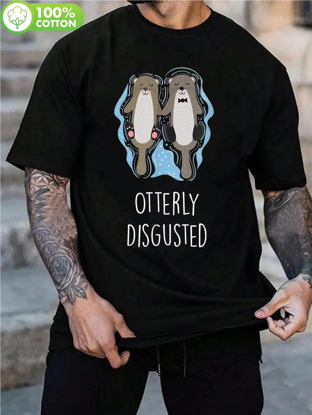 Funny Otterly Disgusted Graphic Black T-shirt for Men & Women - 100% Cotton 180GSM Unisex Casual Tee with Humorous Otter Design XL
Funny Otterly Disgusted Graphic Black T-shirt for Men & Women - 100% Cotton 180GSM Unisex Casual Tee with Humorous Otter Design XL