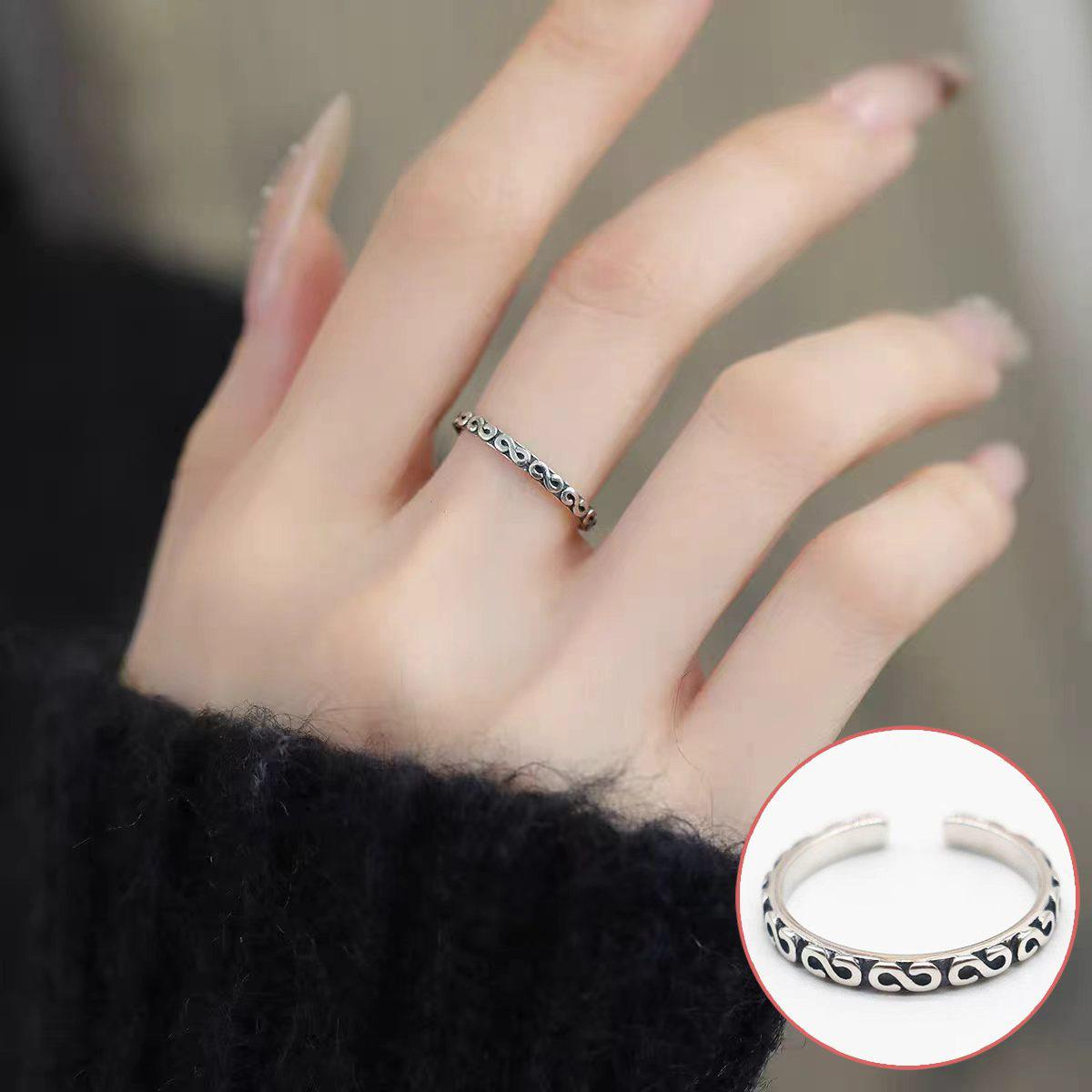 Елегантний срібний S925 з покриттям світло-блакитний відкритий перстень для жінок - Універсальний, модний та розкішний дизайн для вказівного пальця. Adjustable Open
Елегантний срібний S925 з покриттям світло-блакитний відкритий перстень для жінок - Універсальний, модний та розкішний дизайн для вказівного пальця. Adjustable Open