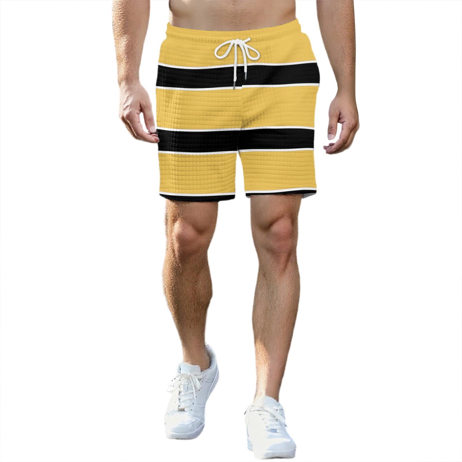 Мужские модные спортивные шорты с принтом, эластичный пояс, карманы, спортивные шорты XL жёлтый
Мужские модные спортивные шорты с принтом, эластичный пояс, карманы, спортивные шорты XL жёлтый