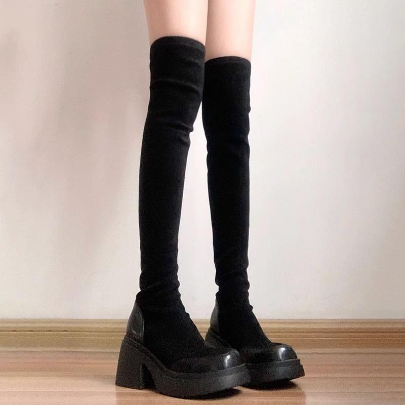 Over-knee boots Boots Women s 2025 autumn and winter new models do not drop the tube Thick heel boots Increase height and show thinness Elastic high 40
Over-knee boots Boots Women s 2025 autumn and winter new models do not drop the tube Thick heel boots Increase height and show thinness Elastic high 40