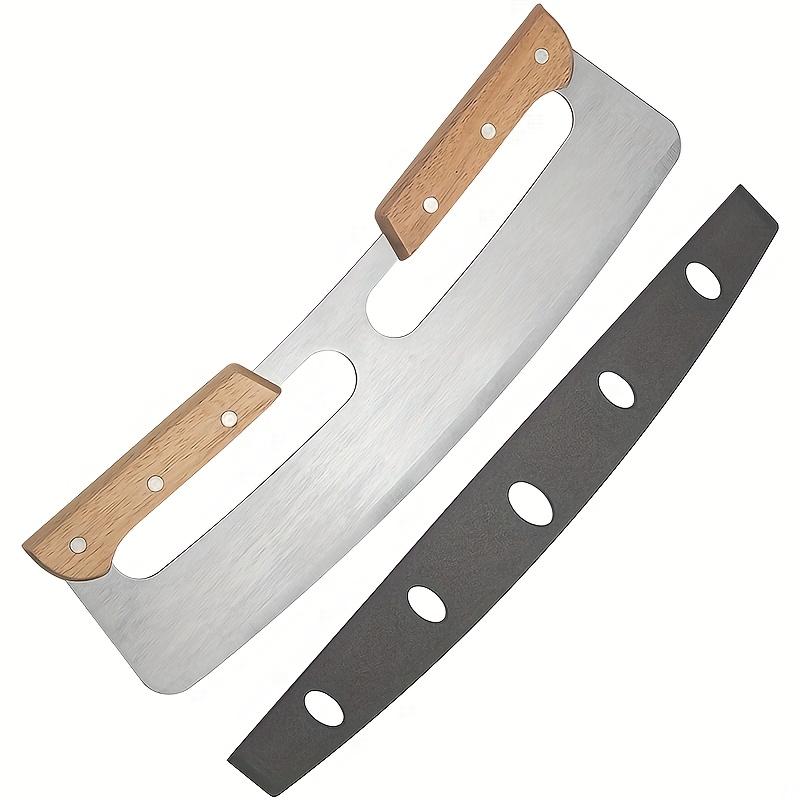 1 Piece, Pizza Knife, Pizza Scimitar, Half Moon Baking Tool Knife, Pizza Rocking Knife, Noodle Cutter, Pizza Tool, Double Grip Pizza Knife Pack of 1
1 Piece, Pizza Knife, Pizza Scimitar, Half Moon Baking Tool Knife, Pizza Rocking Knife, Noodle Cutter, Pizza Tool, Double Grip Pizza Knife Pack of 1