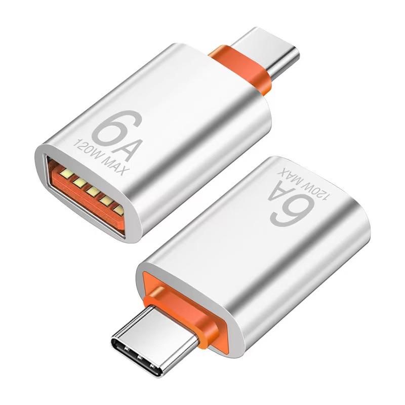 Адаптер USB 3.0 Type-C OTG та конвертер для швидкої зарядки 6A для мобільних телефонів та кардридера
Адаптер USB 3.0 Type-C OTG та конвертер для швидкої зарядки 6A для мобільних телефонів та кардридера