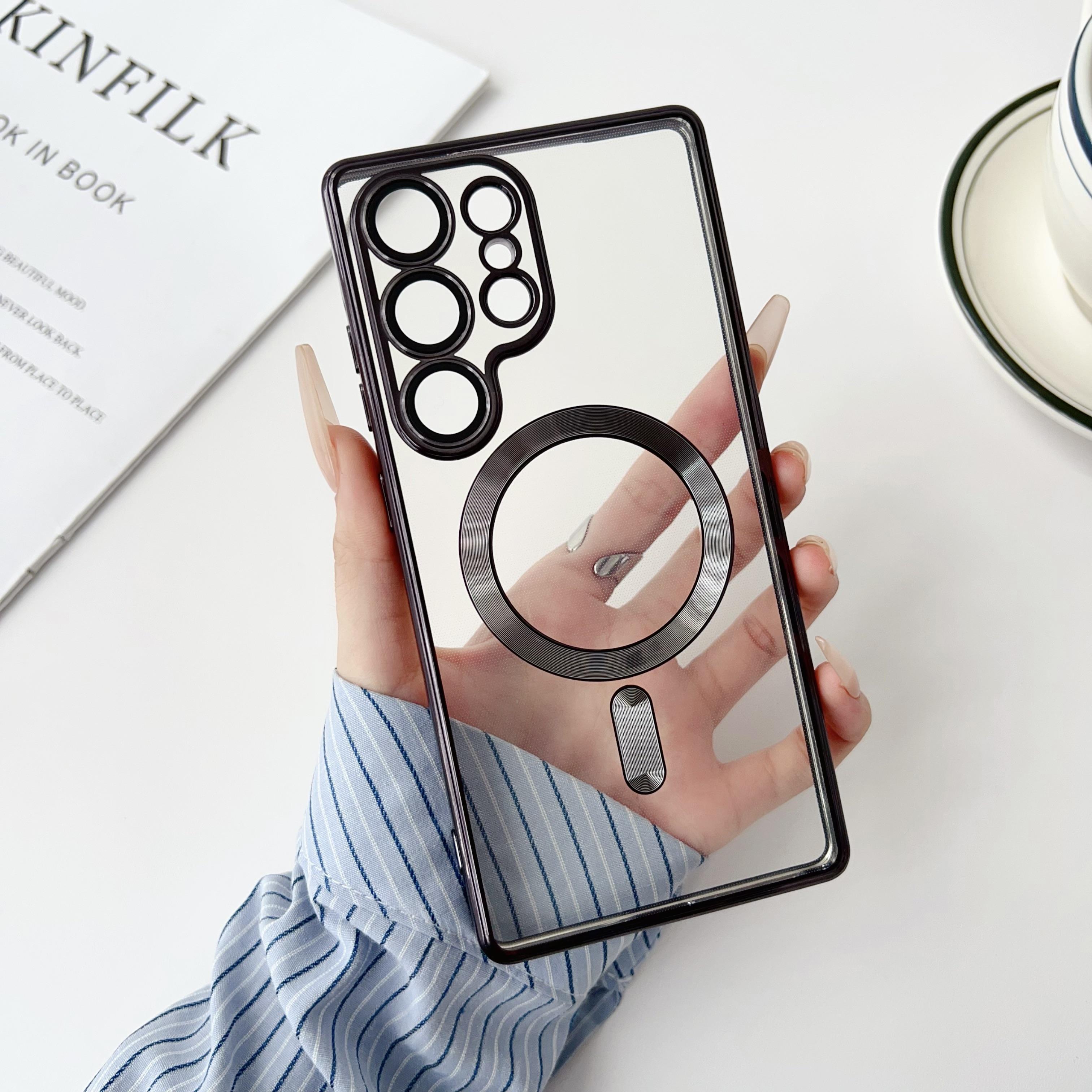Plating For Magsafe Magnetic Case For Samsung S25 S24 S23 S22 S21 S20 FE Ultra Plus A06 A16 A55 A35 A25 A15 Clear Cover For Samsung Galaxy S24
Plating For Magsafe Magnetic Case For Samsung S25 S24 S23 S22 S21 S20 FE Ultra Plus A06 A16 A55 A35 A25 A15 Clear Cover For Samsung Galaxy S24
