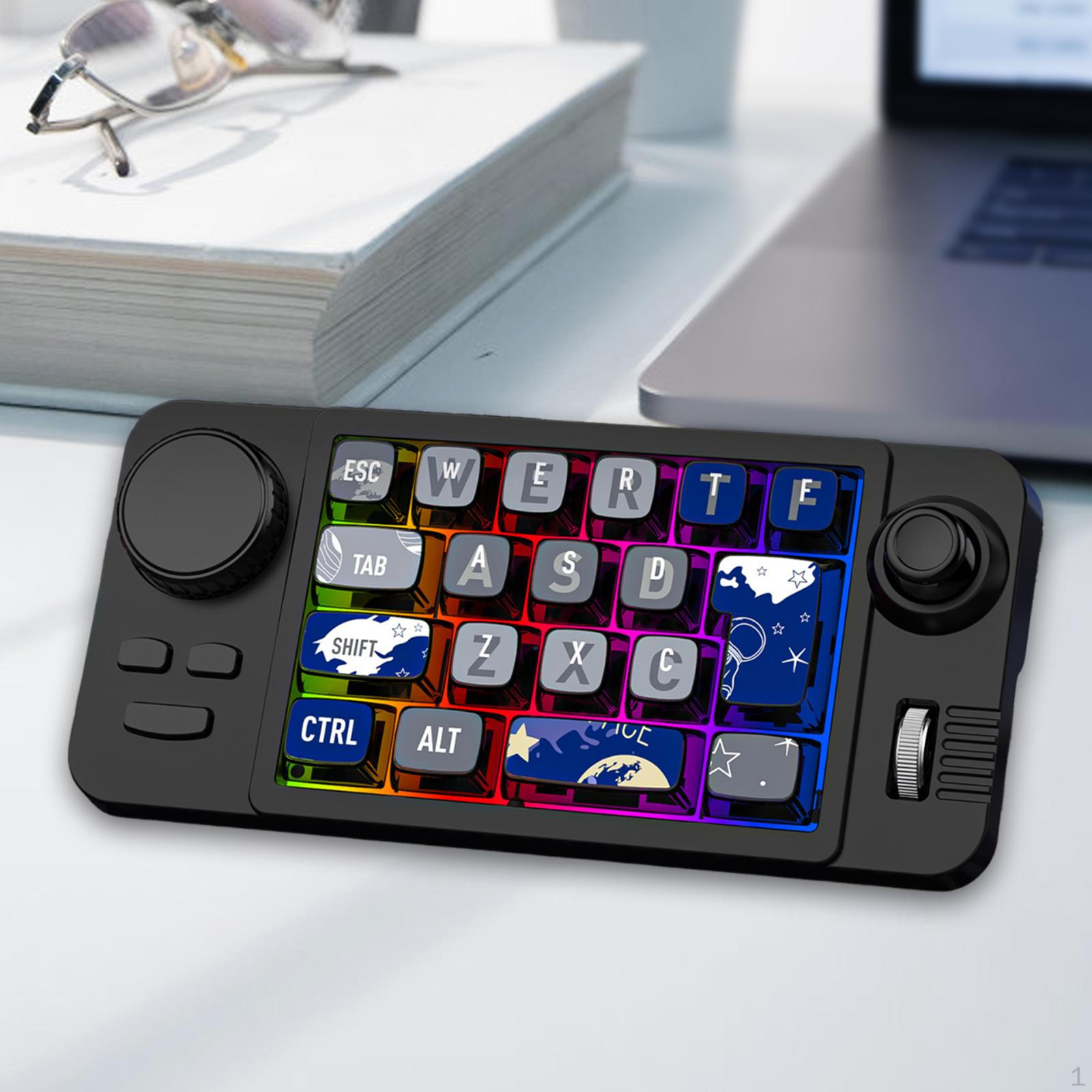 Mechanical Gaming Keypad Porgrammable Single Handed Key Line Separation Full Swappable RGB LED чорний
Mechanical Gaming Keypad Porgrammable Single Handed Key Line Separation Full Swappable RGB LED чорний