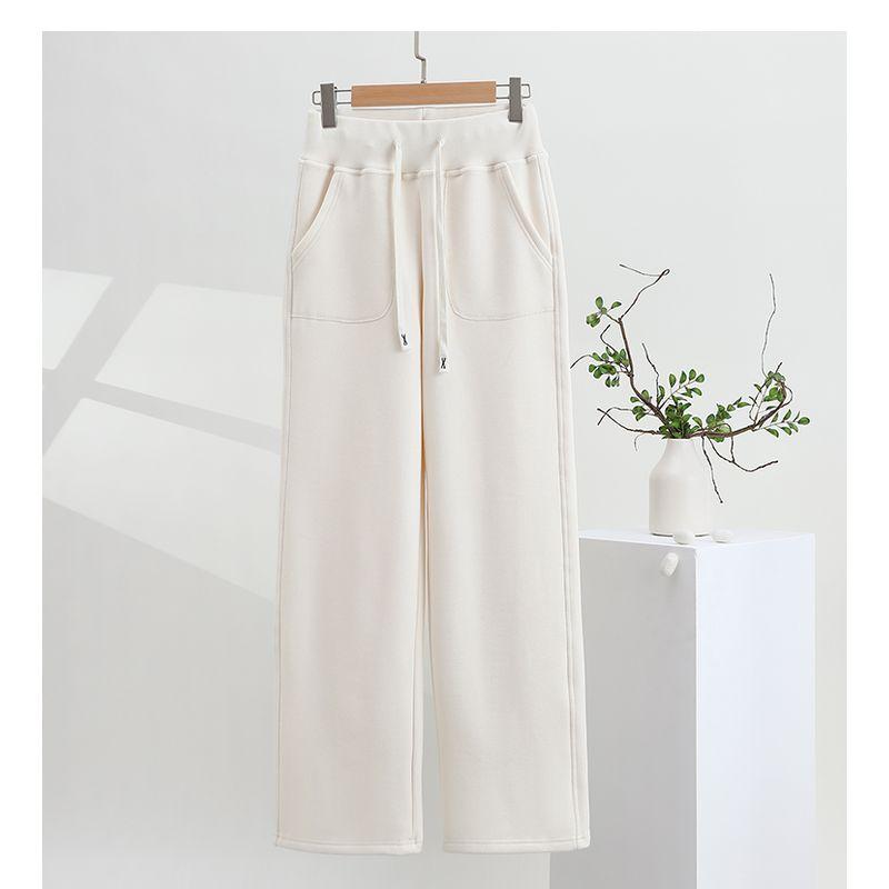 Plus size Narrow Pocket Casual Pants Versatile Korean Style Banana Pants Solid Straight Windproof Trousers Slimming Drape Wide Leg Pants Beige L (Recommendation 57.50 kg-65.00 kg
Plus size Narrow Pocket Casual Pants Versatile Korean Style Banana Pants Solid Straight Windproof Trousers Slimming Drape Wide Leg Pants Beige L (Recommendation 57.50 kg-65.00 kg