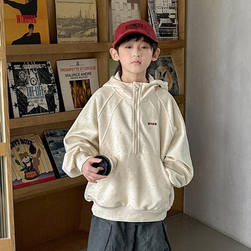Boys Cool Street Style Hoodie, Spring/Autumn 2025 Collection - Trendy & Handsome for Older Kids 160cm белый
Boys Cool Street Style Hoodie, Spring/Autumn 2025 Collection - Trendy & Handsome for Older Kids 160cm белый