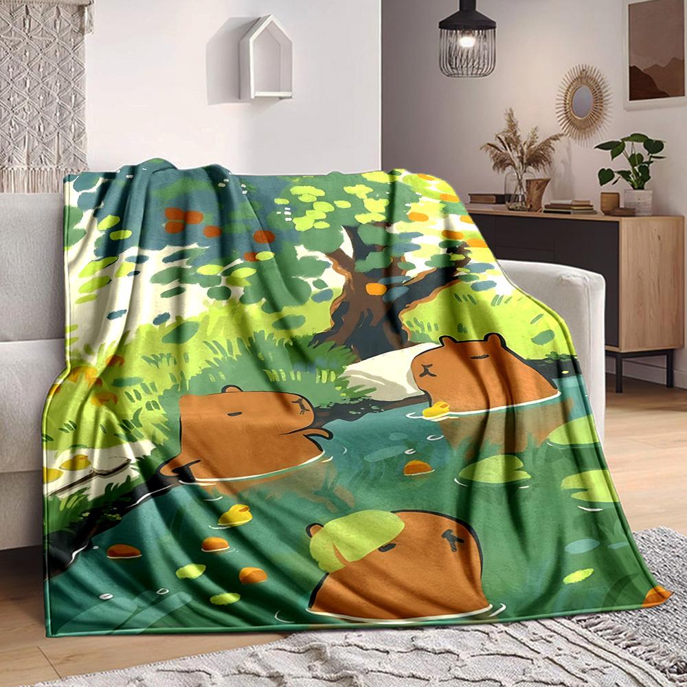 1pc Cute Capybara Blanket - Perfect Gift for Birthdays, Christmas & Halloween- Soft, Warm & Versatile yy250909165 75x90cm
1pc Cute Capybara Blanket - Perfect Gift for Birthdays, Christmas & Halloween- Soft, Warm & Versatile yy250909165 75x90cm