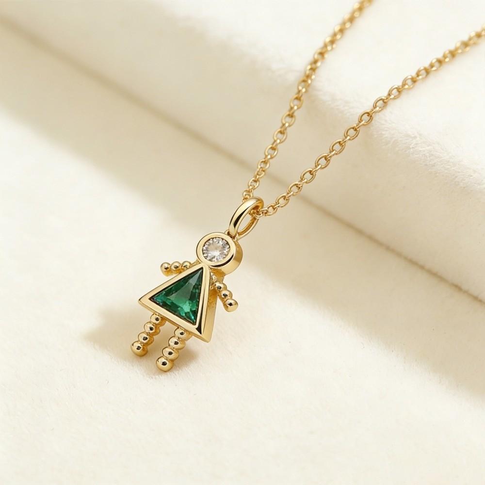 Cute Couples Collar Copper Long Chain Choker New Birthstone Child-Shaped Necklace Gift Girl May
Cute Couples Collar Copper Long Chain Choker New Birthstone Child-Shaped Necklace Gift Girl May